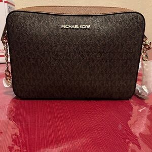 Michael Kors Dark Brown Messenger Bag